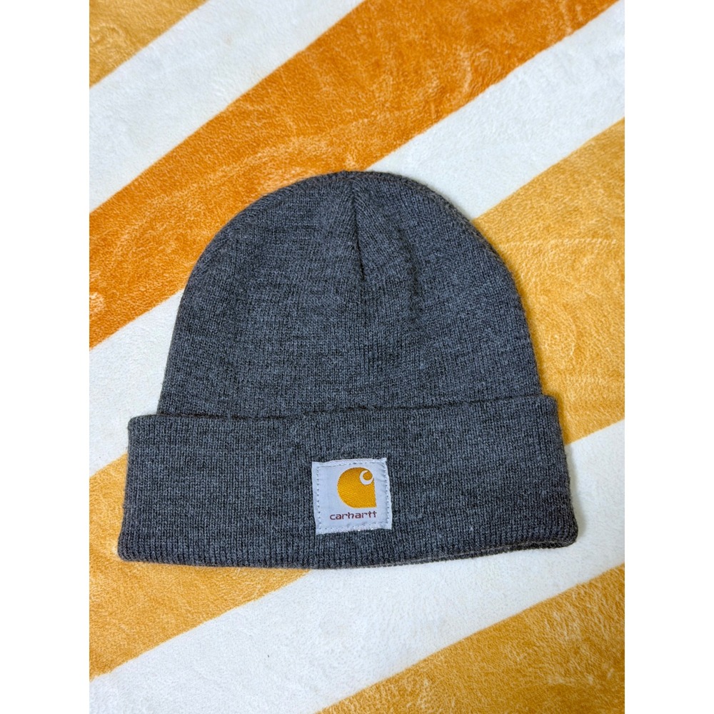 Carhartt A18CLH Acrylic Watch Hat Beanie Charcoal Gray Made in USA OSFM